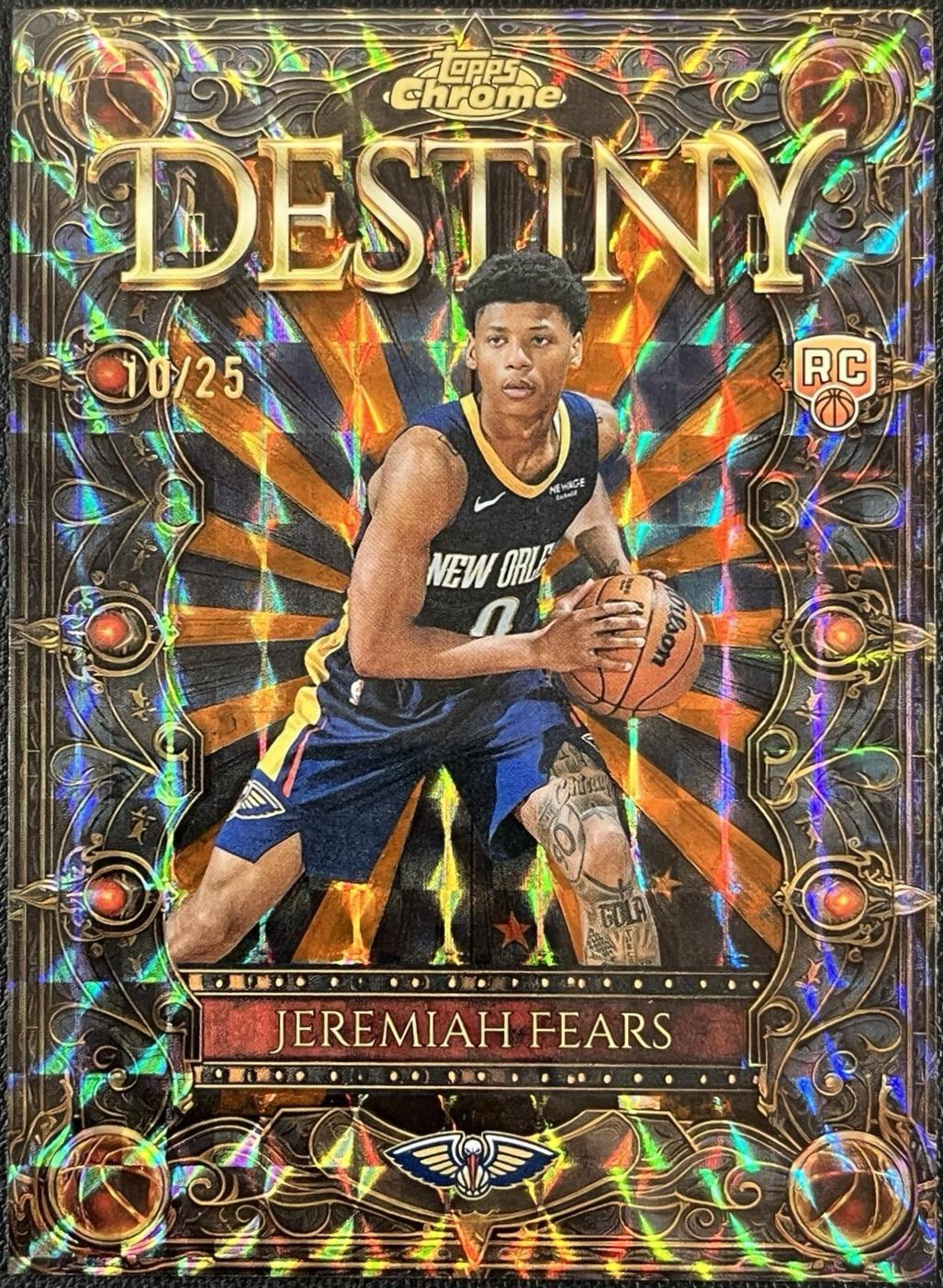 Jeremiah Fears [Refractor Orange] #D-7