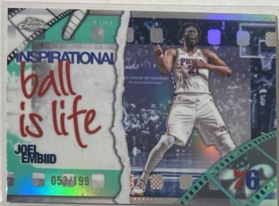 Joel Embiid [Aqua Refractor] #IP-10