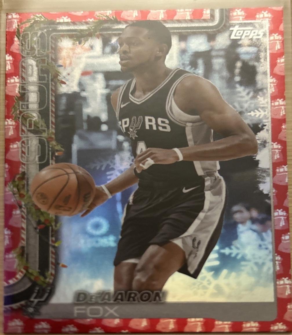 De'Aaron Fox [Red Metallic Glitter] #H157