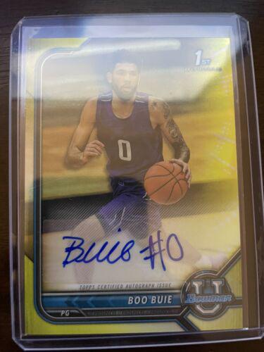 Boo Buie [Yellow Refractor] #BCPA-BBU