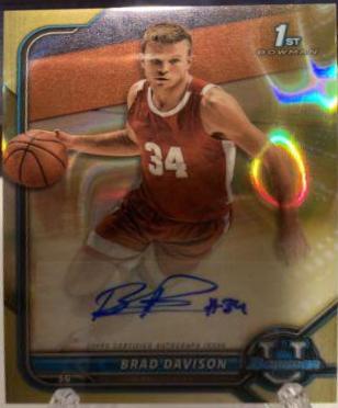 Brad Davison [Gold Refractor] #BCPA-BD