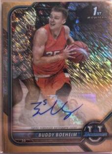 Buddy Boeheim [Orange Refractor] #BCPA-BB