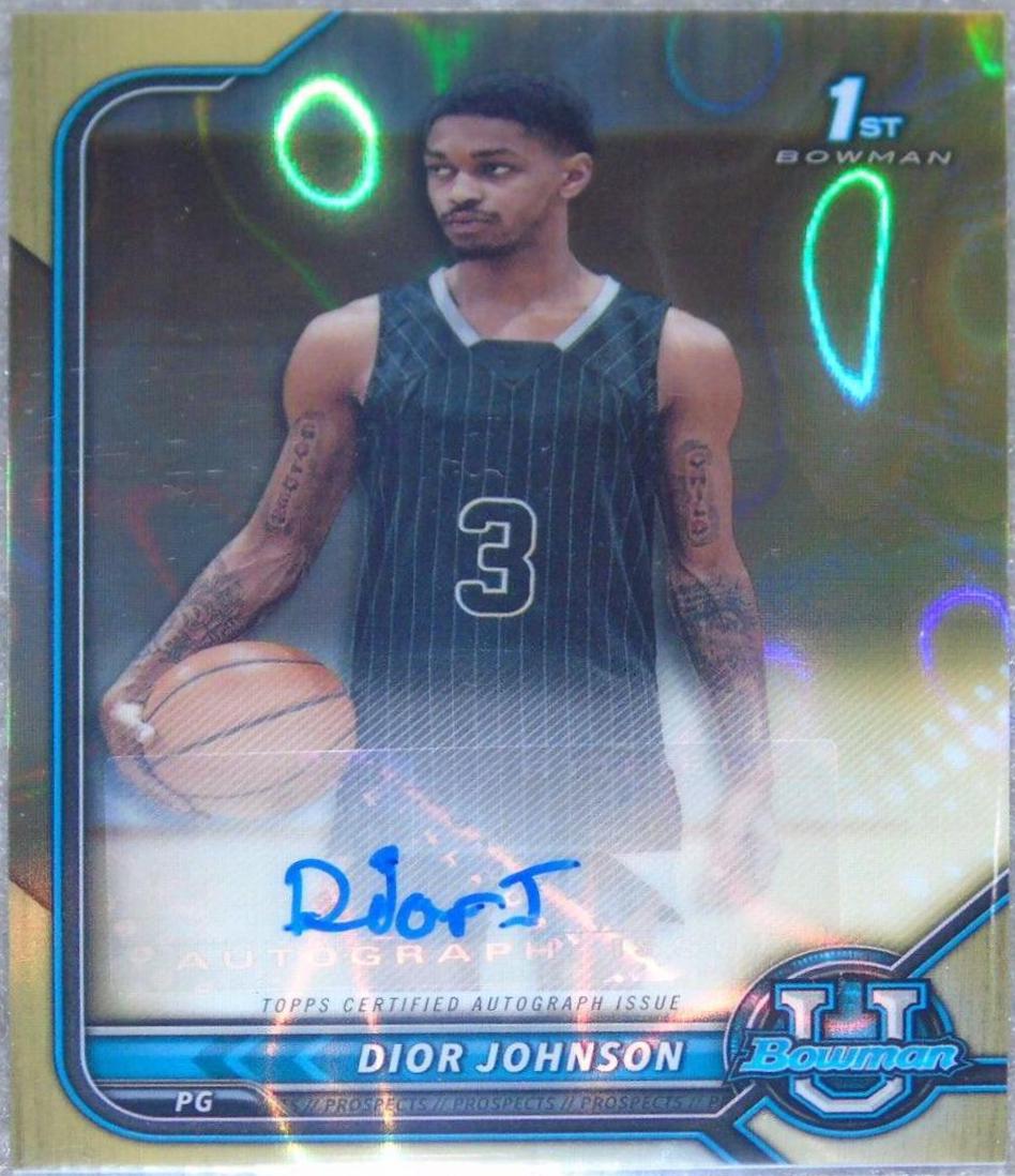 Dior Johnson [Gold Lava Refractor] #BCPA-DJ