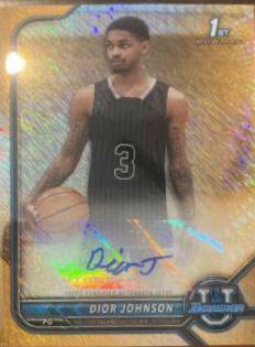 Dior Johnson [Orange Shimmer Refractor] #BCPA-DJ