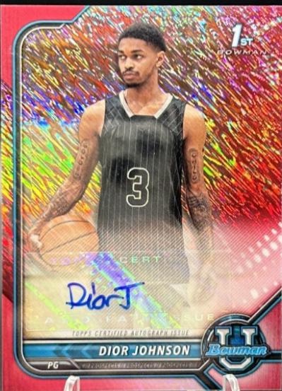 Dior Johnson [Red Shimmer Refractor] #BCPA-DJ