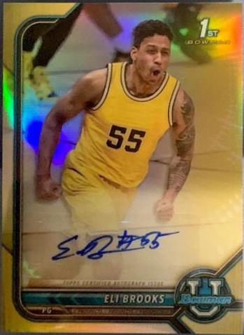 Eli Brooks [Gold Refractor] #BCPA-EB