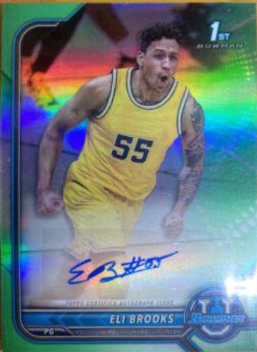 Eli Brooks [Green Refractor] #BCPA-EB