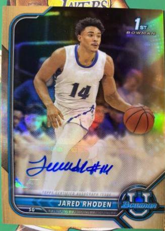 Jared Rhoden [Orange Refractor] #BCPA-JR