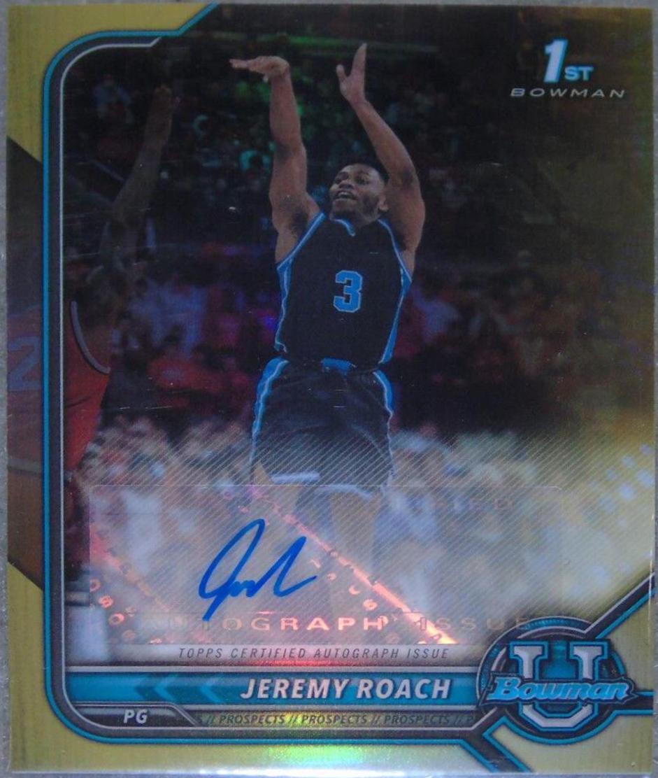 Jeremy Roach [Gold Refractor] #BCPA-JRO