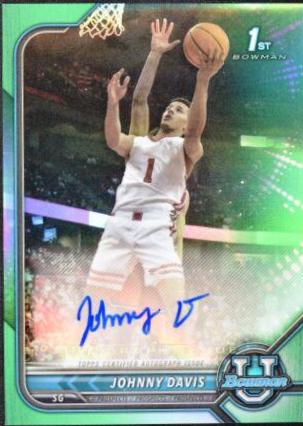 Johnny Davis [Green Refractor] #BCPA-JD