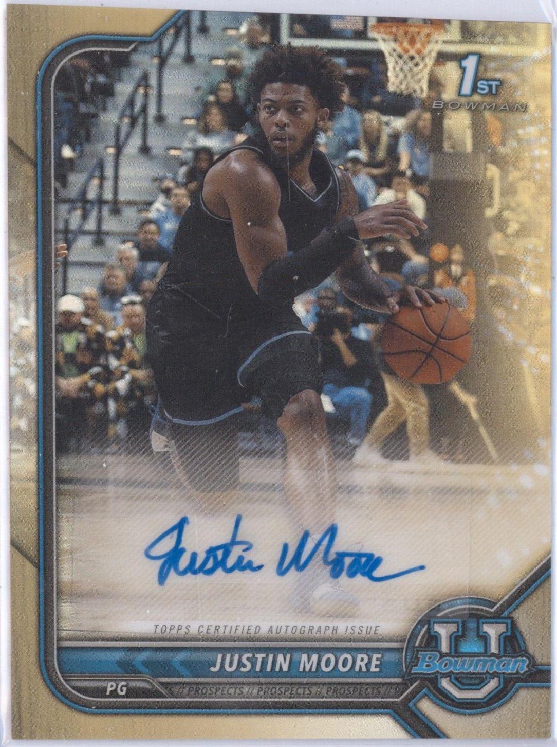 Justin Moore [Gold Refractor] #BCPA-JM