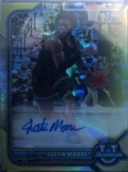 Justin Moore [Yellow Refractor] #BCPA-JM