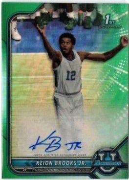 Keion Brooks Jr. [Green Refractor] #BCPA-KBR