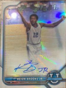 Keion Brooks Jr. [Yellow Refractor] #BCPA-KBR