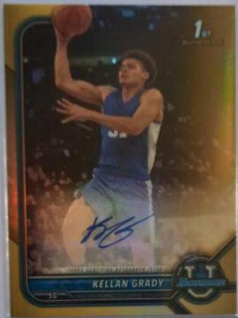 Kellan Grady [Yellow Refractor] #BCPA-KG