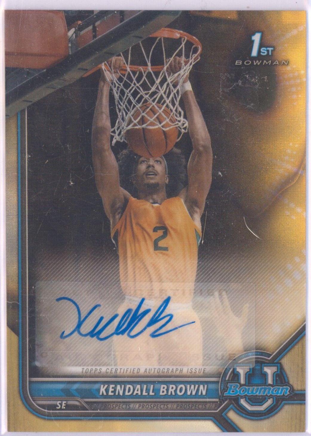 Kendall Brown [Gold Lava Refractor] #BCPA-KBO