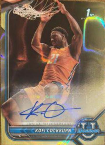 Kofi Cockburn [Gold Lava Refractor] #BCPA-KCO