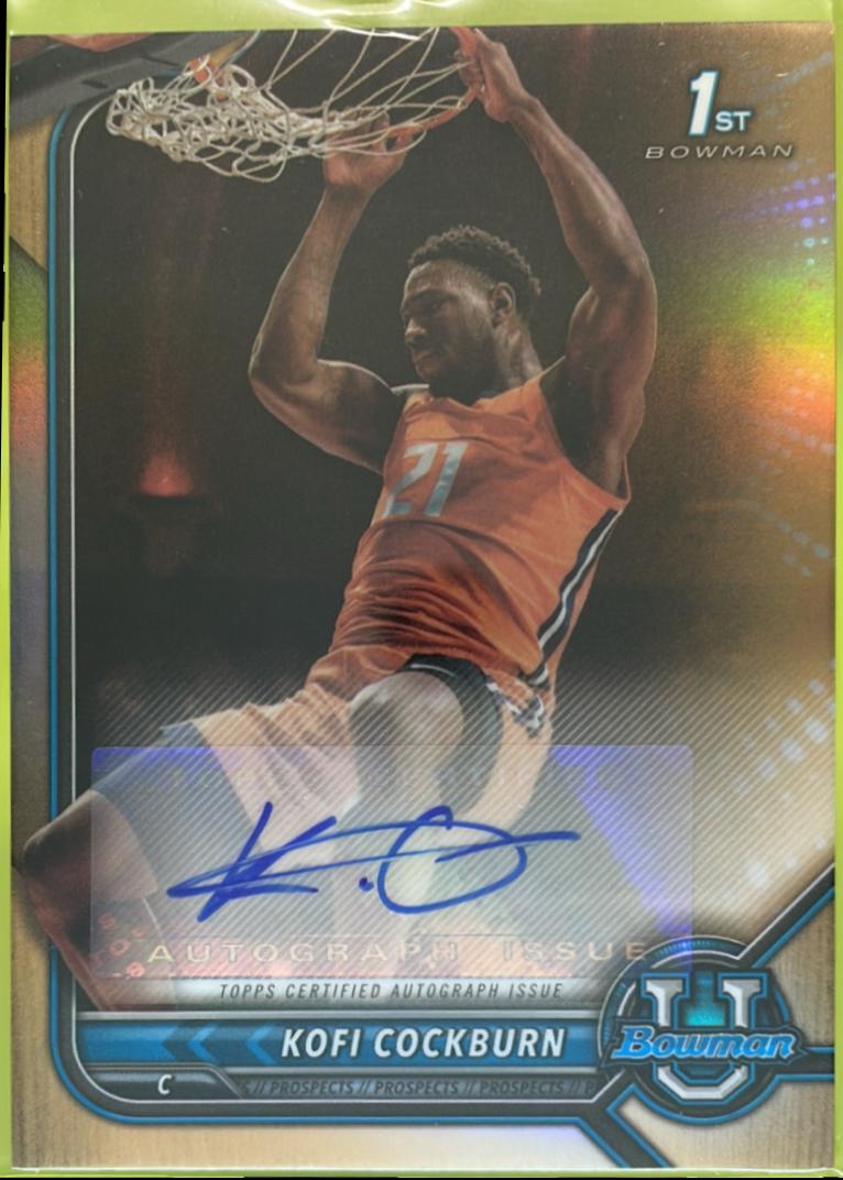 Kofi Cockburn [Orange Refractor] #BCPA-KCO