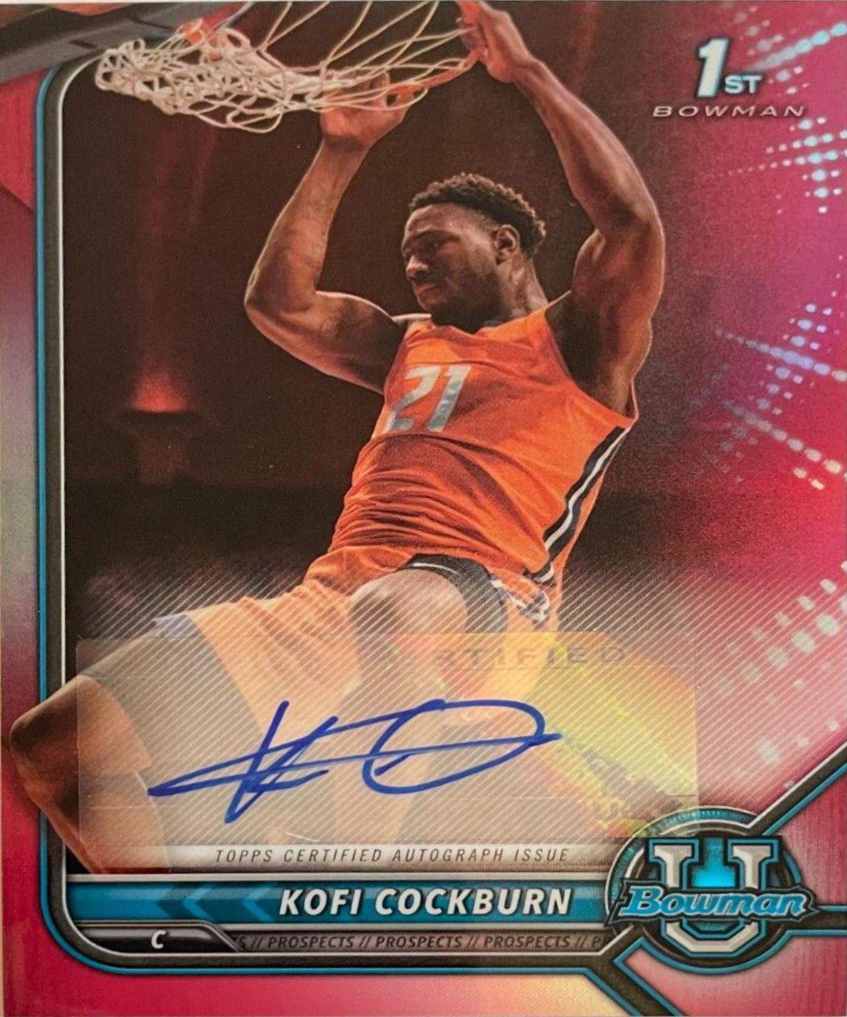 Kofi Cockburn [Red Refractor] #BCPA-KCO
