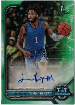 Leaky Black [Green Refractor] #BCPA-LB