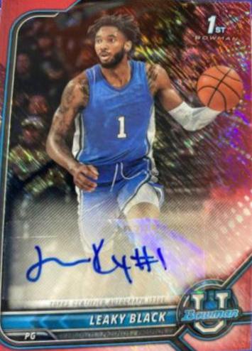 Leaky Black [Red Shimmer Refractor] #BCPA-LB
