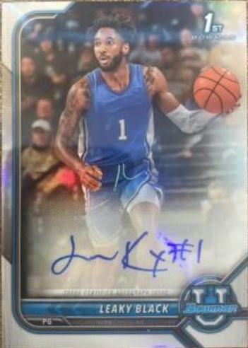 Leaky Black [Yellow Refractor] #BCPA-LB