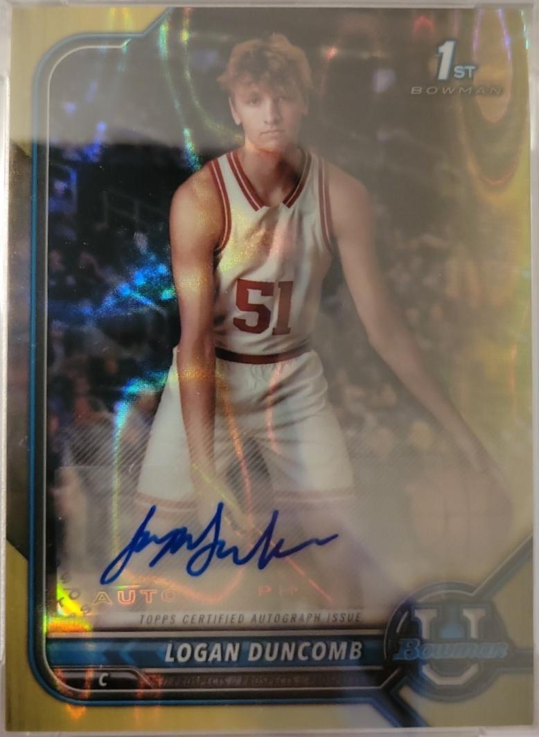 Logan Duncomb [Gold Lava Refractor] #BCPA-LD