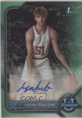 Logan Duncomb [Green Refractor] #BCPA-LD