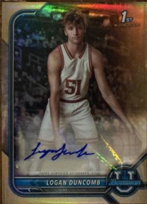 Logan Duncomb [Orange Refractor] #BCPA-LD