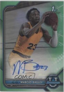 Marcus Bagley [Green Refractor] #BCPA-MB