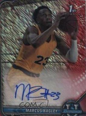 Marcus Bagley [Red Shimmer Refractor] #BCPA-MB