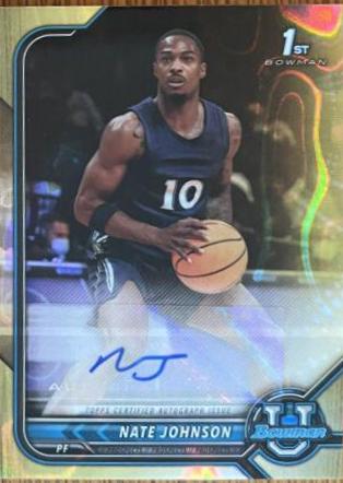 Nate Johnson [Gold Lava Refractor] #BCPA-NJ