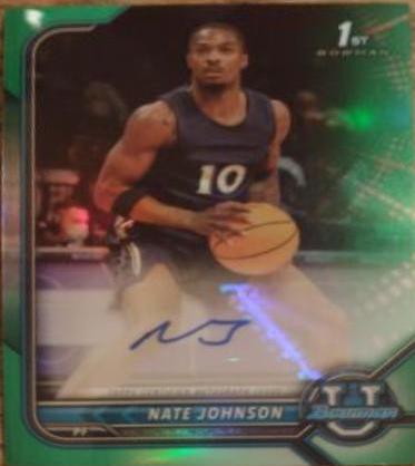 Nate Johnson [Green Refractor] #BCPA-NJ