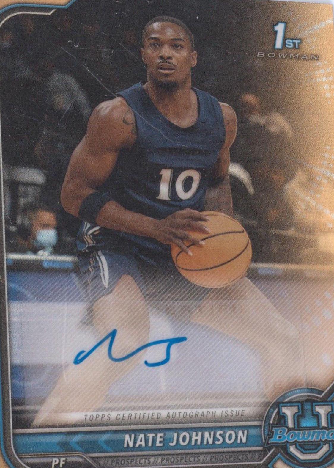 Nate Johnson [Orange Refractor] #BCPA-NJ