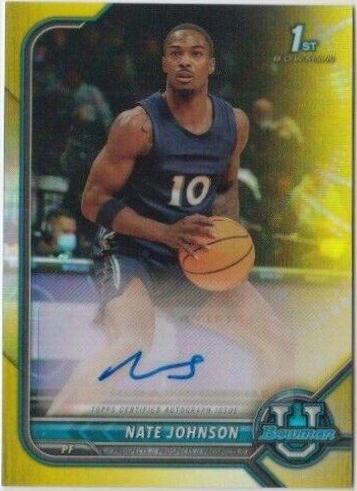 Nate Johnson [Yellow Refractor] #BCPA-NJ