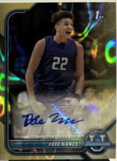 Pete Nance [Gold Lava Refractor] #BCPA-PN