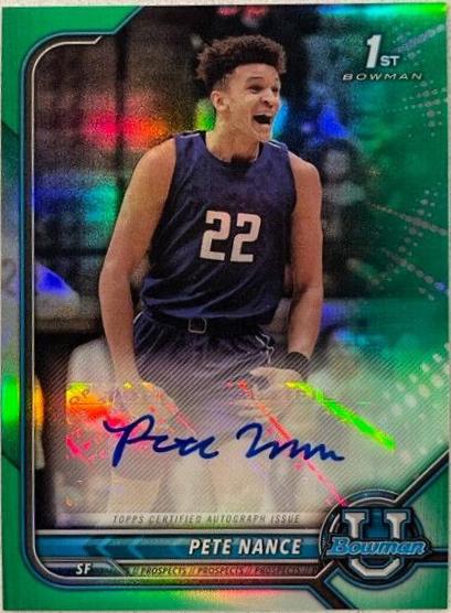 Pete Nance [Green Refractor] #BCPA-PN