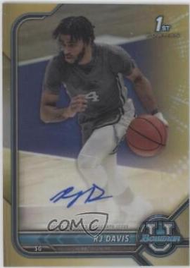 RJ Davis [Gold Refractor] #BCPA-RD