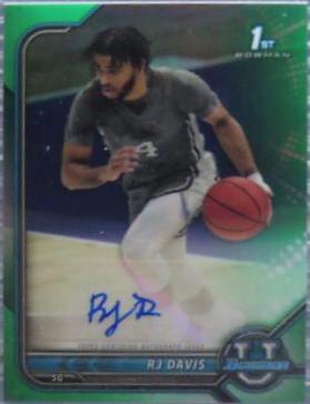RJ Davis [Green Refractor] #BCPA-RD