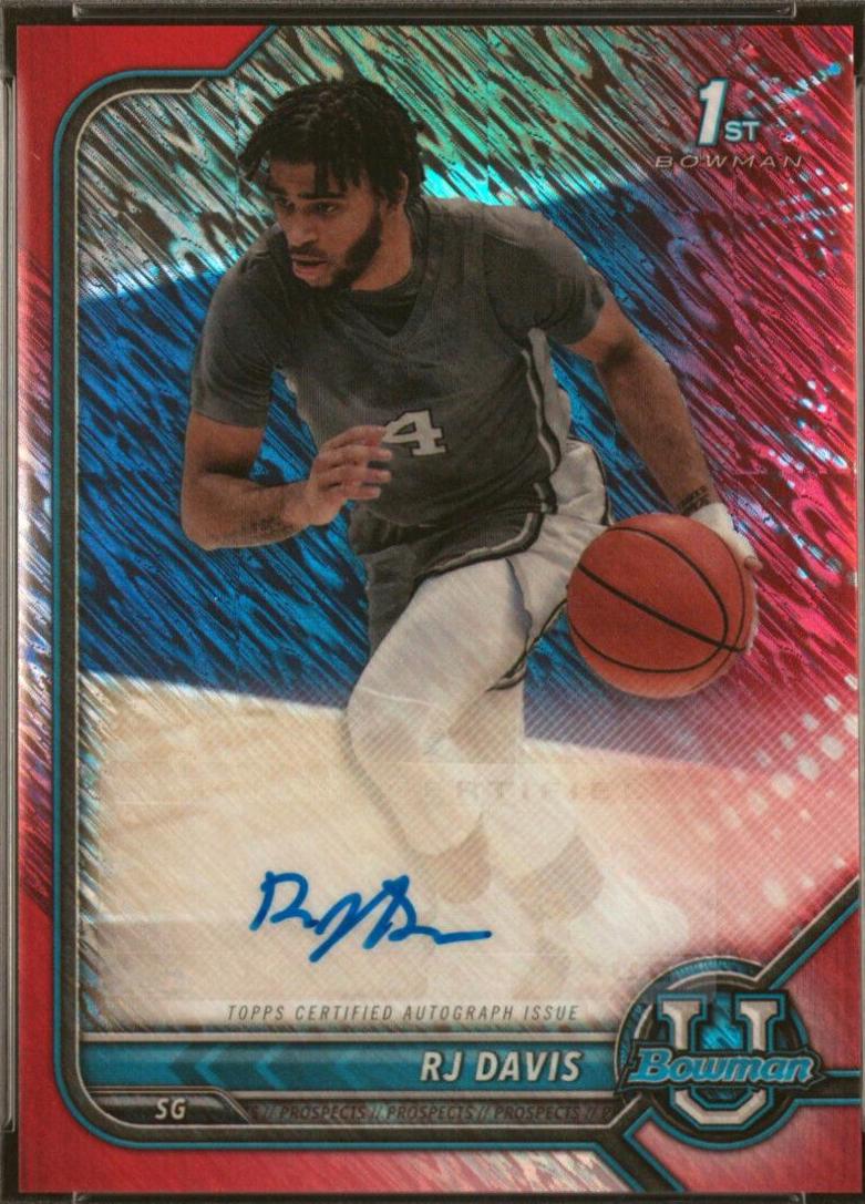 RJ Davis [Red Refractor] #BCPA-RD