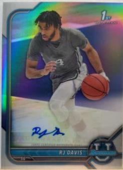 RJ Davis [Yellow Refractor] #BCPA-RD