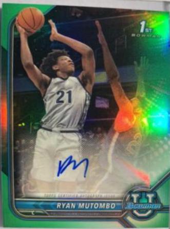 Ryan Mutombo [Green Refractor] #BCPA-RMU