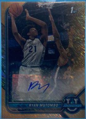Ryan Mutombo [Orange Refractor] #BCPA-RMU
