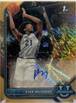 Ryan Mutombo [Orange Shimmer Refractor] #BCPA-RMU