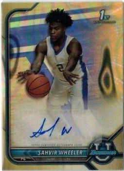 Sahvir Wheeler [Gold Lava Refractor] #BCPA-SW