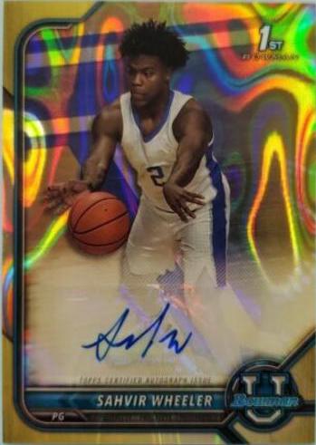 Sahvir Wheeler [Gold Refractor] #BCPA-SW