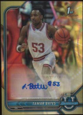 Tamar Bates [Gold Lava Refractor] #BCPA-TB