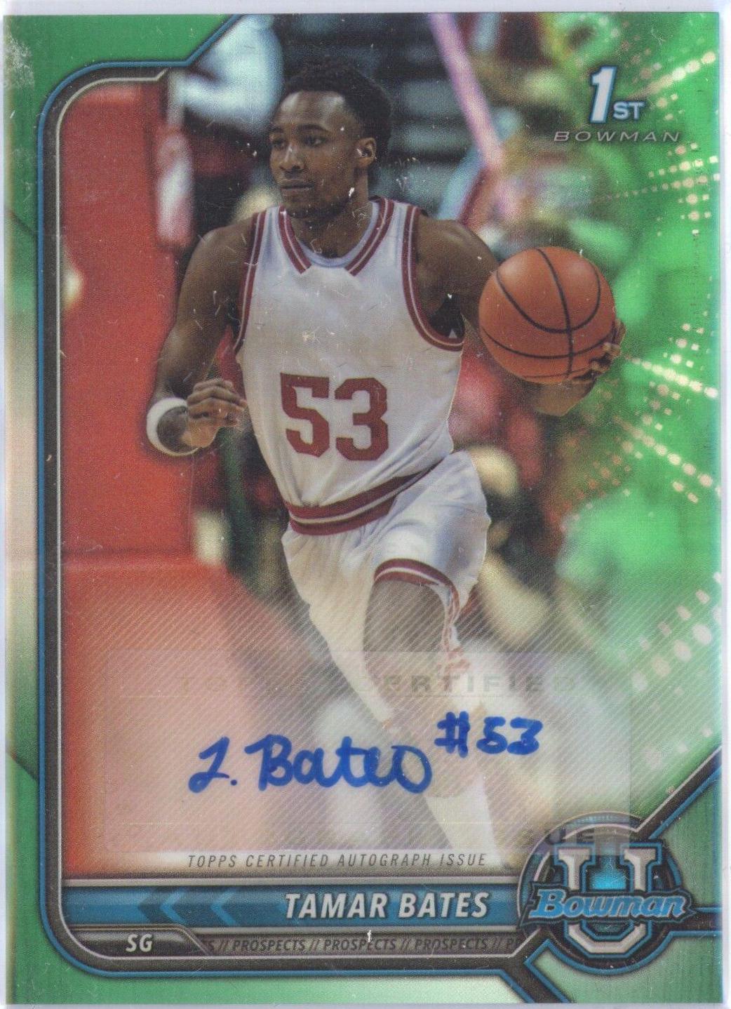 Tamar Bates [Green Refractor] #BCPA-TB