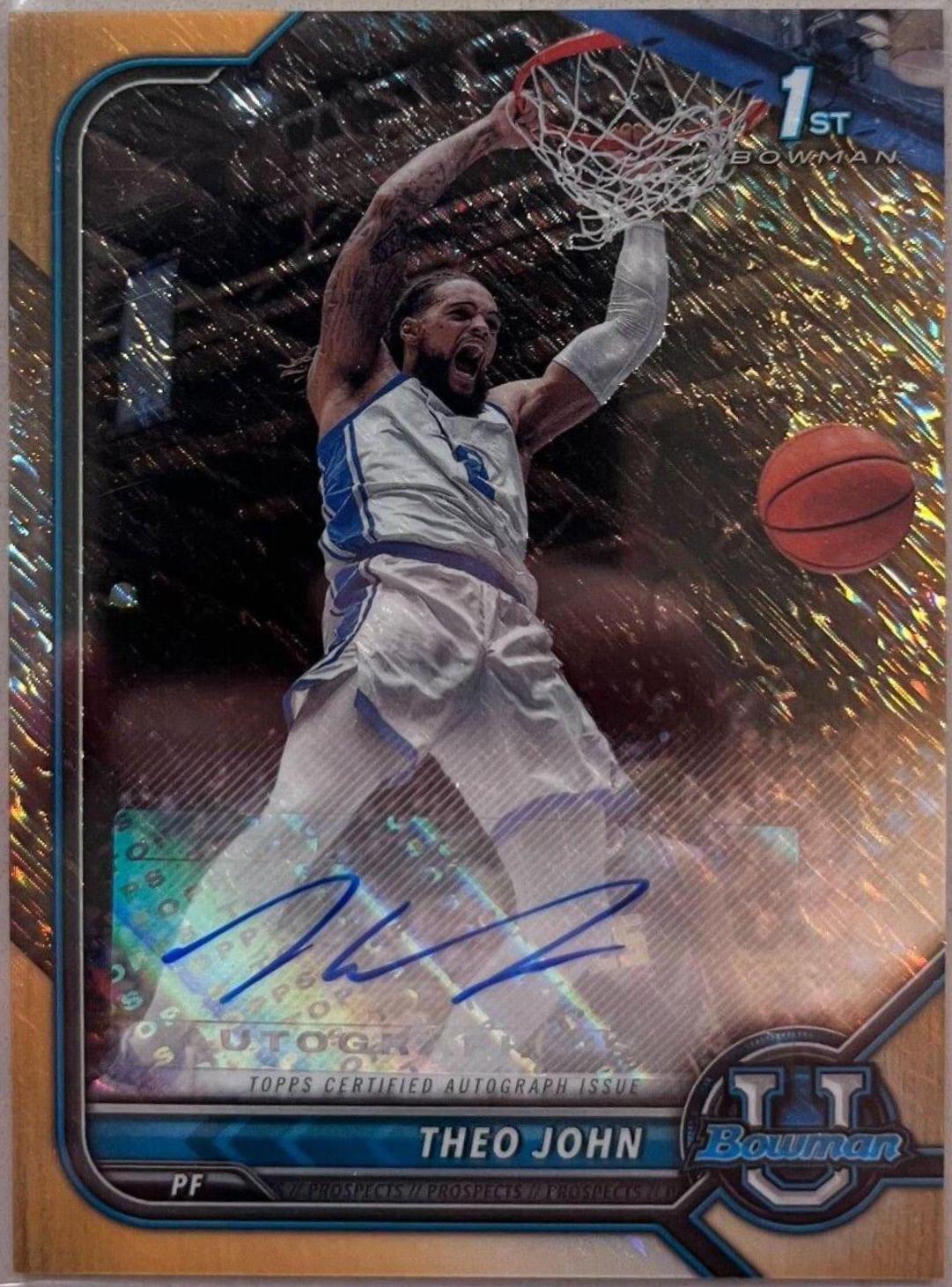 Theo John [Gold Refractor] #BCPA-TJO