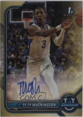 Ty Ty Washington [Gold Refractor] #BCPA-TW